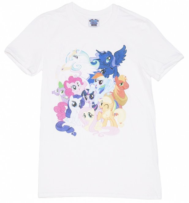 Men's My Little Pony Friendship Is Magic Burst T-Shirt Men's My Little Pony Friendship Is Magic Burst T-Shirt