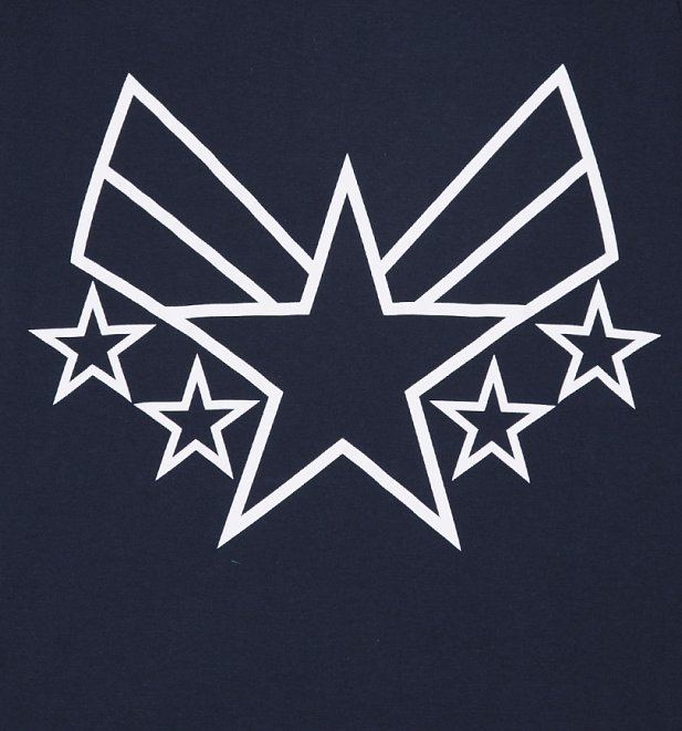 Men's Navy Captain America Civil War Insignia Marvel Comics T-Shirt Men's Navy Captain America Civil War Insignia Marvel Comics T-Shirt