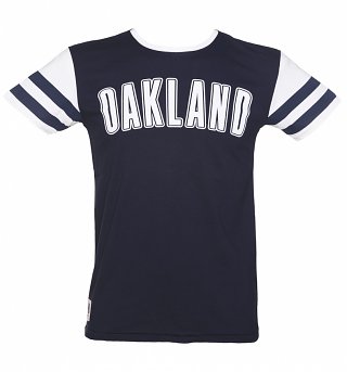 Men's Navy Oakland Mick Jagger T-Shirt by Worn By Men's Navy Oakland Mick Jagger T-Shirt by Worn By