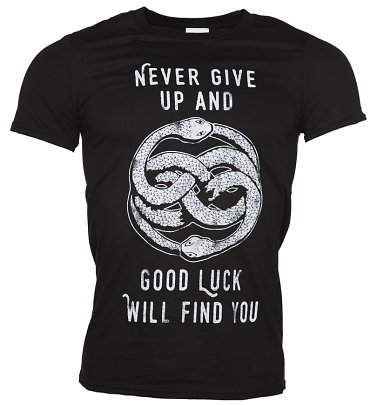 Men's Never Give Up NeverEnding Story Inspired T-Shirt Men's Never Give Up NeverEnding Story Inspired T-Shirt