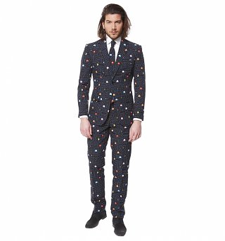 Men's Pac-Man Suit With Tie from OppoSuits Men's Pac-Man Suit With Tie from OppoSuits