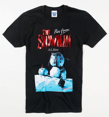 Men's Point Horror The Snowman Black T-Shirt Men's Point Horror The Snowman Black T-Shirt