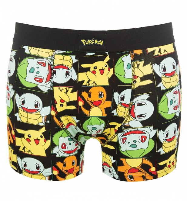 Men's Pokemon Pikachu And Friends Boxer Shorts Men's Pokemon Pikachu And Friends Boxer Shorts