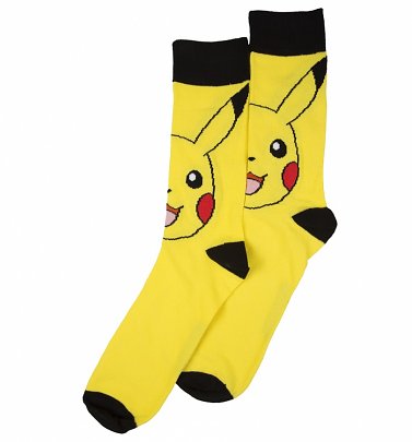 Pokemon Pikachu Crew Socks Pokemon Pikachu Crew Socks