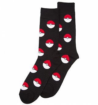 Men's Pokemon Pokeball Socks Men's Pokemon Pokeball Socks