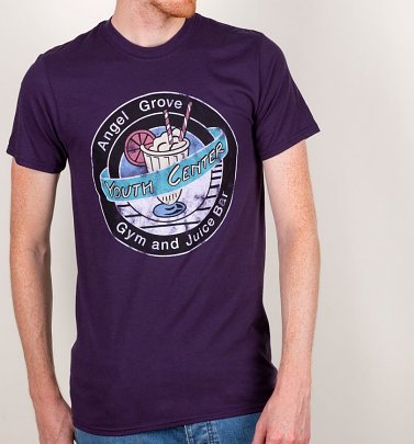 Men's Power Rangers Angel Grove Blackberry T-Shirt Men's Power Rangers Angel Grove Blackberry T-Shirt