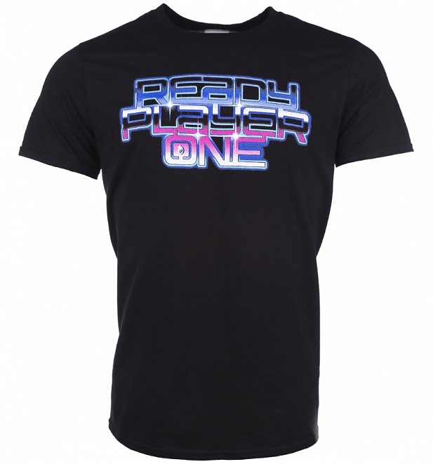 Men's Ready Player One Neon Logo T-Shirt Men's Ready Player One Neon Logo T-Shirt