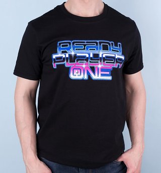 Men's Ready Player One Neon Logo T-Shirt Men's Ready Player One Neon Logo T-Shirt