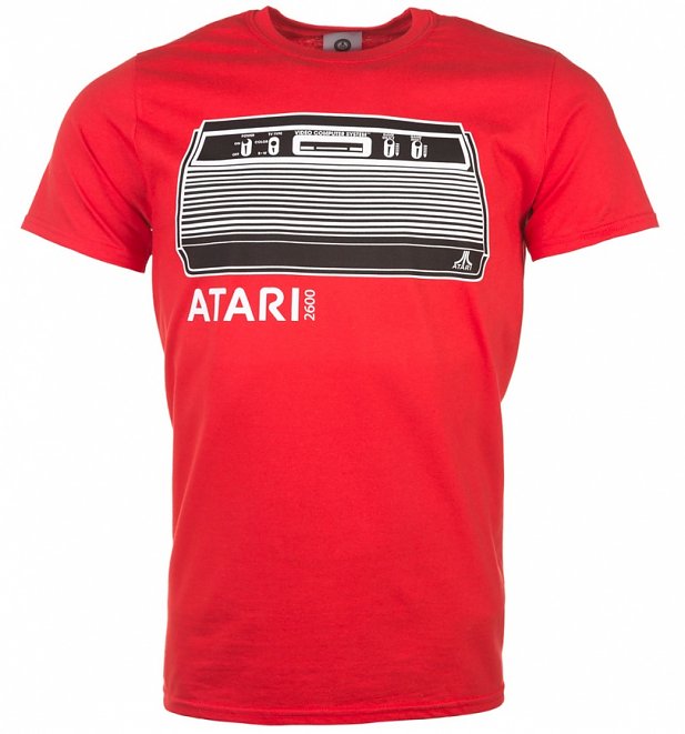 Men's Red Atari Console T-Shirt Men's Red Atari Console T-Shirt