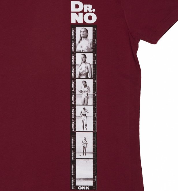 Men's Red Dr. No Sea Scene James Bond T-Shirt from Chunk Men's Red Dr. No Sea Scene James Bond T-Shirt from Chunk