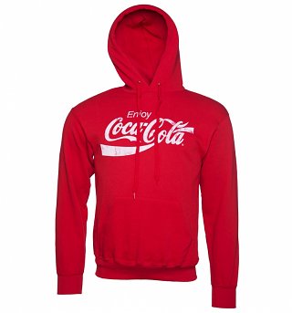 Men's Red Enjoy Coca-Cola Hoodie Men's Red Enjoy Coca-Cola Hoodie