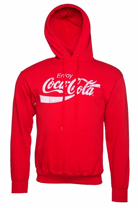 Men's Red Enjoy Coca-Cola Hoodie Men's Red Enjoy Coca-Cola Hoodie