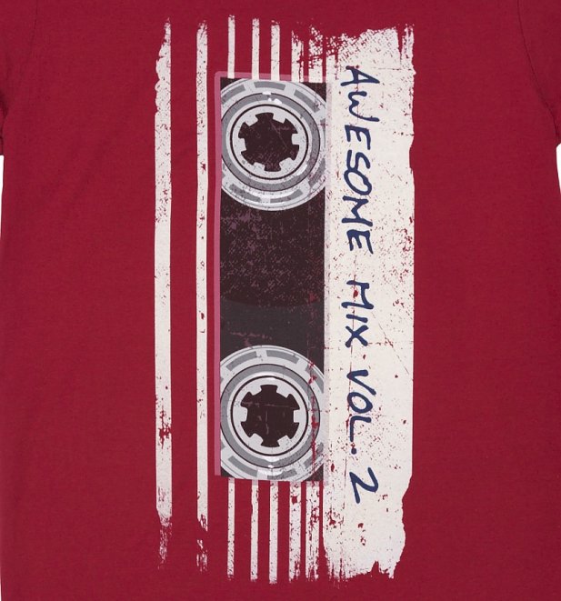 Men's Red Marvel Comics Guardians Of The Galaxy Mix Tape Vol 2 T-Shirt Men's Red Marvel Comics Guardians Of The Galaxy Mix Tape Vol 2 T-Shirt