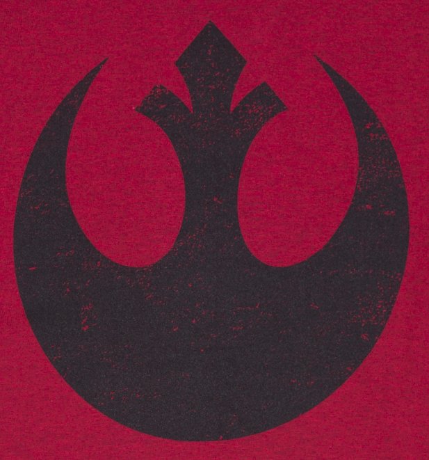 Men's Red Star Wars Rebel Alliance Logo T-Shirt Men's Red Star Wars Rebel Alliance Logo T-Shirt