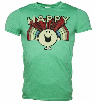 Men's Retro Mr Happy T-Shirt Men's Retro Mr Happy T-Shirt