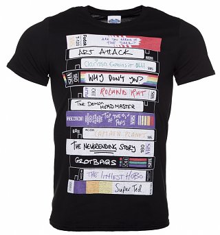 Men's Retro Video Tapes T-Shirt Men's Retro Video Tapes T-Shirt