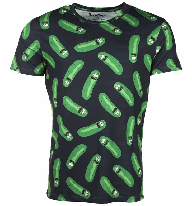 Men's Rick And Morty Pickle Rick Sublimation Print T-Shirt Men's Rick And Morty Pickle Rick Sublimation Print T-Shirt