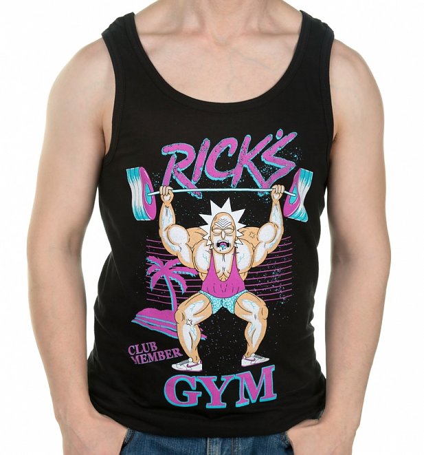 Men's Rick And Morty Rick's Gym Vest Men's Rick And Morty Rick's Gym Vest