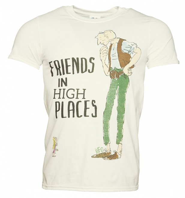 Men's Roald Dahl BFG Friends in High Places T-Shirt Men's Roald Dahl BFG Friends in High Places T-Shirt