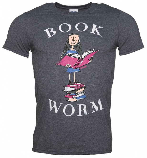 Men's Roald Dahl Matilda Book Worm T-Shirt Men's Roald Dahl Matilda Book Worm T-Shirt