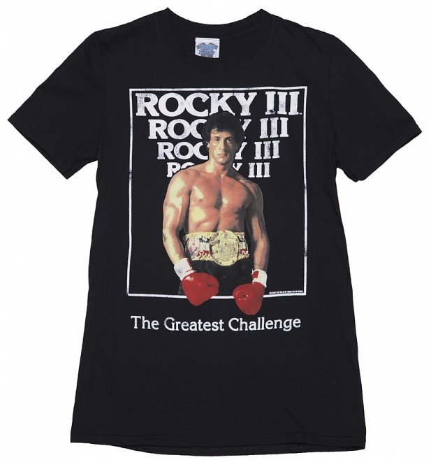 Men's Rocky III Movie Poster T-Shirt Men's Rocky III Movie Poster T-Shirt