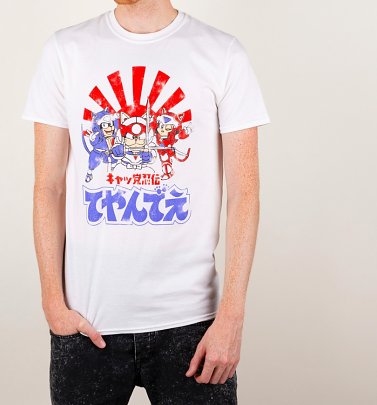 Men's Samurai Pizza Cats White T-Shirt Men's Samurai Pizza Cats White T-Shirt