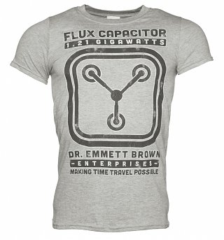 Men's Schematic Back To The Future Flux Capacitor T-Shirt Men's Schematic Back To The Future Flux Capacitor T-Shirt