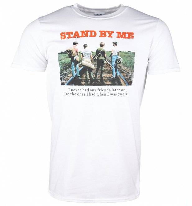 Stand By Me Rail Tracks White T-Shirt