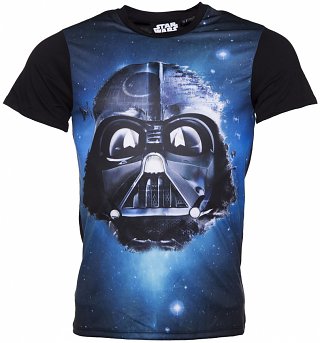 Men's Star Wars Darth Vader In Space Sublimation T-Shirt Men's Star Wars Darth Vader In Space Sublimation T-Shirt