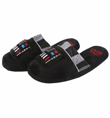 Men's Star Wars Darth Vader Slip On Slippers With Sound Men's Star Wars Darth Vader Slip On Slippers With Sound