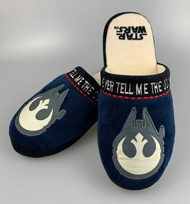 Men's Star Wars Han Solo Slip On Slippers Men's Star Wars Han Solo Slip On Slippers