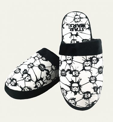 Men's Star Wars Stormtrooper All Over Print Slip On Slippers Men's Star Wars Stormtrooper All Over Print Slip On Slippers