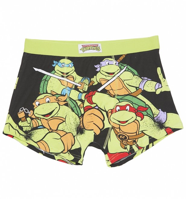 Men's Teenage Mutant Ninja Turtles 2 Pack Boxer Shorts In Gift Box Men's Teenage Mutant Ninja Turtles 2 Pack Boxer Shorts In Gift Box