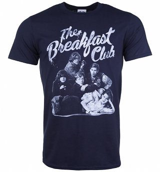 Men's The Breakfast Club Group Navy T-Shirt Men's The Breakfast Club Group Navy T-Shirt