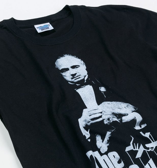Mens The Godfather Don Corleone Black T Shirt 
