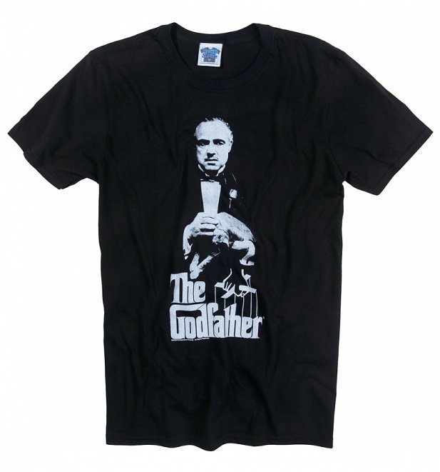 Mens The Godfather Don Corleone Black T Shirt 