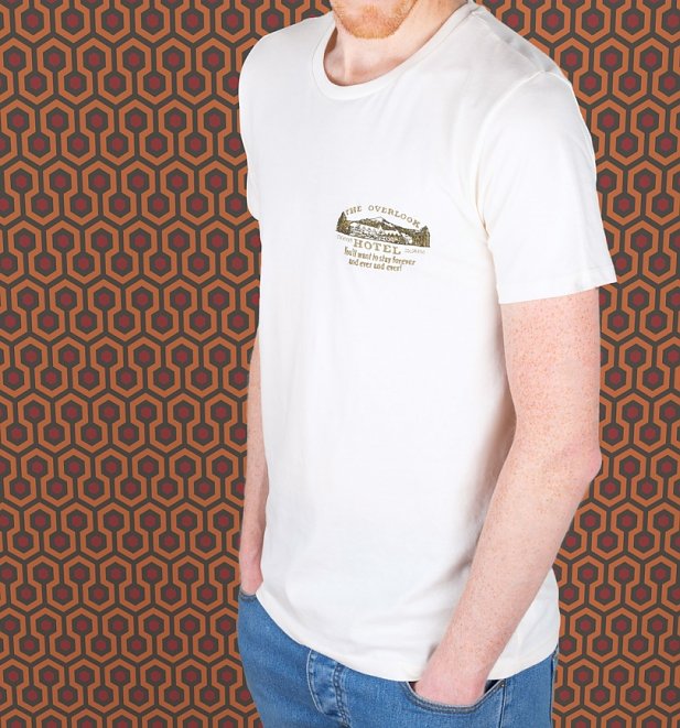 Men's The Shining Inspired Overlook Hotel Embroidered T-Shirt Men's The Shining Inspired Overlook Hotel Embroidered T-Shirt