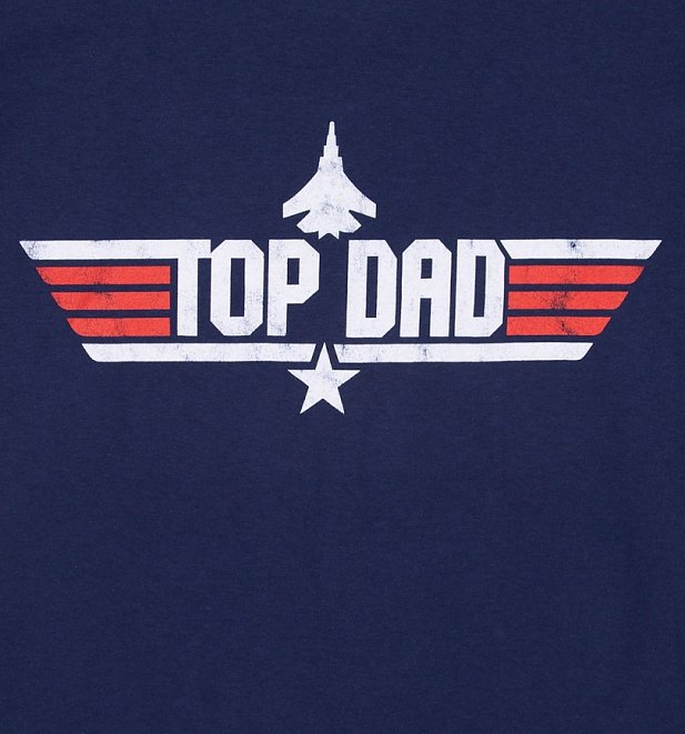 Men's Top Dad Blue And White Ringer T-Shirt Men's Top Dad Blue And White Ringer T-Shirt