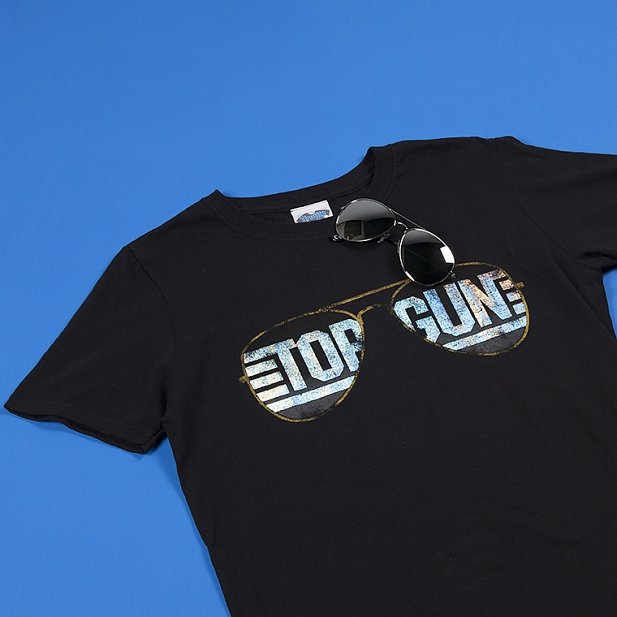 Men's Top Gun Aviators Holographic T-Shirt Men's Top Gun Aviators Holographic T-Shirt