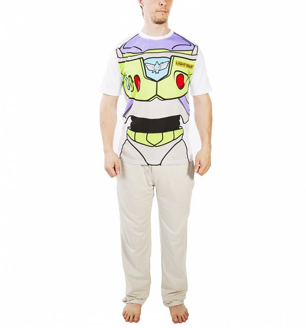 Men's Toy Story Buzz Lightyear Costume Pyjamas Men's Toy Story Buzz Lightyear Costume Pyjamas
