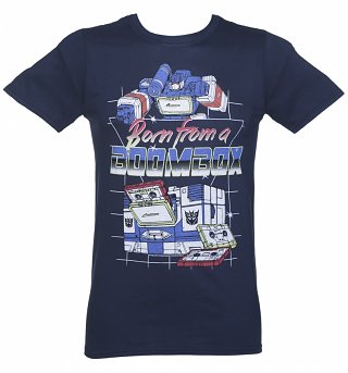 Men's Transformers Born From a Boombox T-Shirt Men's Transformers Born From a Boombox T-Shirt