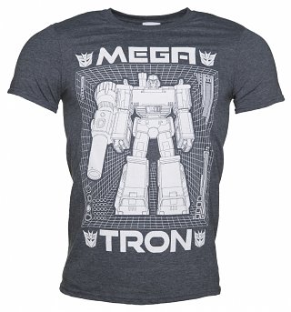 Men's Transformers Megatron Blueprint T-Shirt Men's Transformers Megatron Blueprint T-Shirt