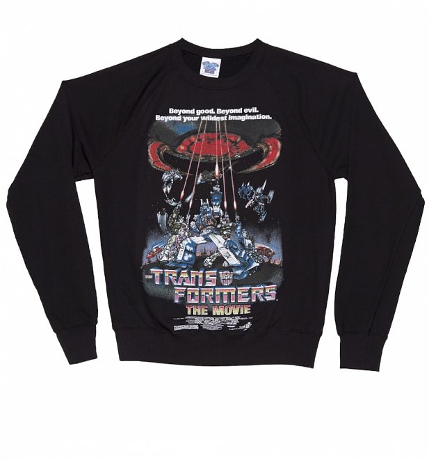 Men's Transformers Retro Movie Poster Sweater Men's Transformers Retro Movie Poster Sweater