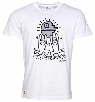 Men's White Dancing Star T-Shirt from Chunk Men's White Dancing Star T-Shirt from Chunk