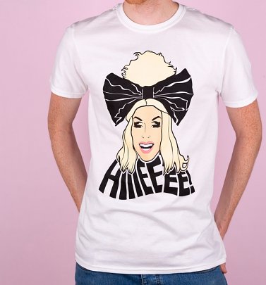 Men's White RuPaul's Drag Race Alaska Hiiieeee! T-Shirt Men's White RuPaul's Drag Race Alaska Hiiieeee! T-Shirt