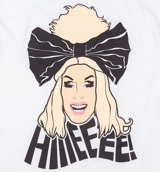 Men's White RuPaul's Drag Race Alaska Hiiieeee! T-Shirt Men's White RuPaul's Drag Race Alaska Hiiieeee! T-Shirt