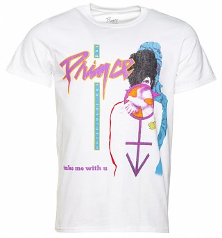 Men's White Prince Take Me With U T-Shirt Men's White Prince Take Me With U T-Shirt