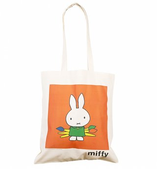 Miffy Artist Canvas Tote Bag Miffy Artist Canvas Tote Bag