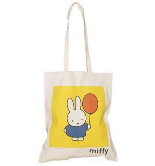 Miffy Balloon Canvas Tote Bag Miffy Balloon Canvas Tote Bag