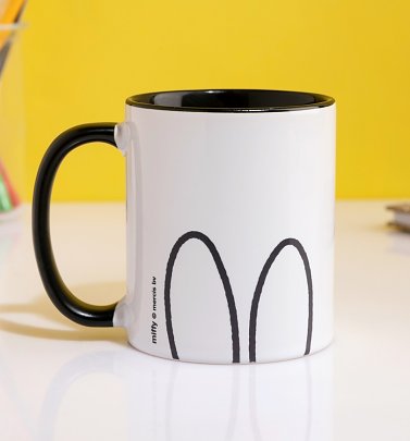 Miffy Black Handle Mug Miffy Black Handle Mug